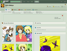 Tablet Screenshot of faitn-katayu.deviantart.com