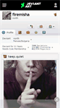 Mobile Screenshot of firemisha.deviantart.com