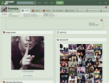 Tablet Screenshot of firemisha.deviantart.com