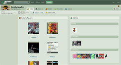 Desktop Screenshot of emptyheads.deviantart.com