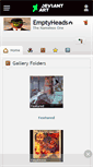 Mobile Screenshot of emptyheads.deviantart.com