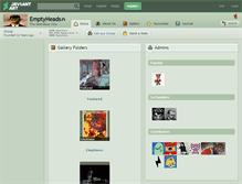 Tablet Screenshot of emptyheads.deviantart.com