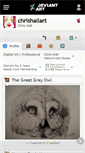 Mobile Screenshot of chrishallart.deviantart.com