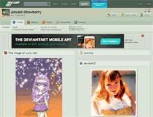 Tablet Screenshot of amulet-strawberry.deviantart.com