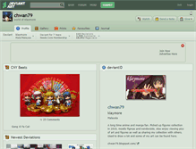 Tablet Screenshot of chwan79.deviantart.com