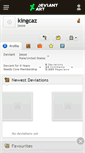 Mobile Screenshot of kingcaz.deviantart.com