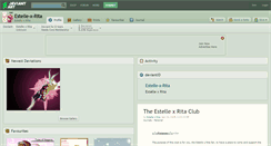 Desktop Screenshot of estelle-x-rita.deviantart.com
