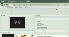 Desktop Screenshot of mendia.deviantart.com