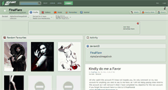 Desktop Screenshot of finalflare.deviantart.com