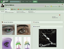 Tablet Screenshot of cherry-batxxx.deviantart.com