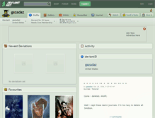 Tablet Screenshot of gazadaz.deviantart.com