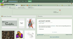 Desktop Screenshot of littlerockindragon.deviantart.com