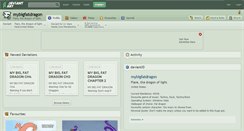 Desktop Screenshot of mybigfatdragon.deviantart.com