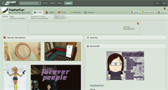 Desktop Screenshot of featherfurr.deviantart.com