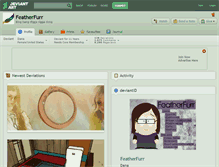 Tablet Screenshot of featherfurr.deviantart.com