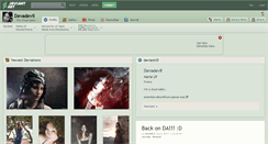 Desktop Screenshot of devadevil.deviantart.com