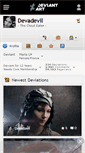 Mobile Screenshot of devadevil.deviantart.com
