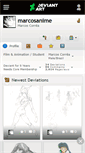 Mobile Screenshot of marcosanime.deviantart.com