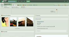 Desktop Screenshot of masquerade-d.deviantart.com