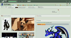 Desktop Screenshot of g0lddragon.deviantart.com