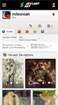 Mobile Screenshot of milesnoah.deviantart.com