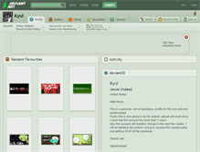 Tablet Screenshot of kyui.deviantart.com