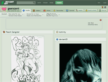 Tablet Screenshot of gaarazami.deviantart.com