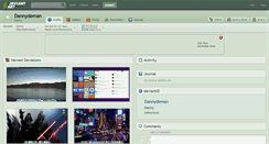 Desktop Screenshot of dannydeman.deviantart.com