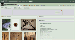 Desktop Screenshot of pein-obsessor-extrem.deviantart.com