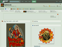 Tablet Screenshot of battlelords.deviantart.com