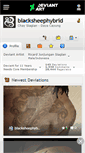 Mobile Screenshot of blacksheephybrid.deviantart.com
