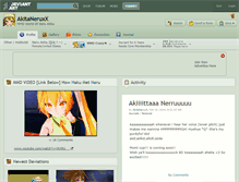 Tablet Screenshot of akitaneruxx.deviantart.com