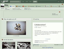 Tablet Screenshot of diesy.deviantart.com