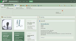 Desktop Screenshot of dawsensburden.deviantart.com