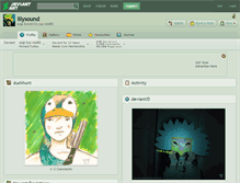 Tablet Screenshot of lilysound.deviantart.com