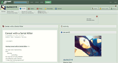 Desktop Screenshot of duckie2318.deviantart.com