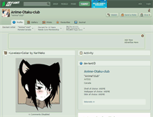 Tablet Screenshot of anime-otaku-club.deviantart.com