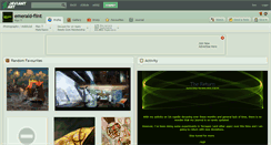 Desktop Screenshot of emerald-flint.deviantart.com