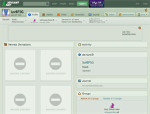 Tablet Screenshot of luvbfsg.deviantart.com