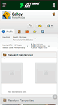 Mobile Screenshot of calicy.deviantart.com