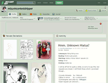 Tablet Screenshot of mizu44contestshipper.deviantart.com
