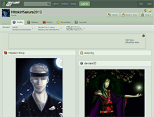 Tablet Screenshot of hitokirisakura2012.deviantart.com