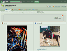 Tablet Screenshot of horsephantom2.deviantart.com
