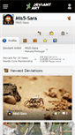 Mobile Screenshot of mis5-sara.deviantart.com