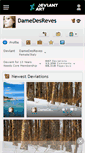 Mobile Screenshot of damedesreves.deviantart.com