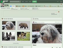 Tablet Screenshot of bezag.deviantart.com