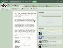 Tablet Screenshot of furry-lounge.deviantart.com