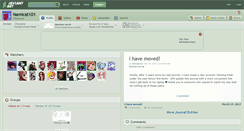 Desktop Screenshot of namicat101.deviantart.com