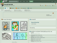 Tablet Screenshot of kawaii-kat-kat.deviantart.com