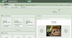 Desktop Screenshot of fangster.deviantart.com